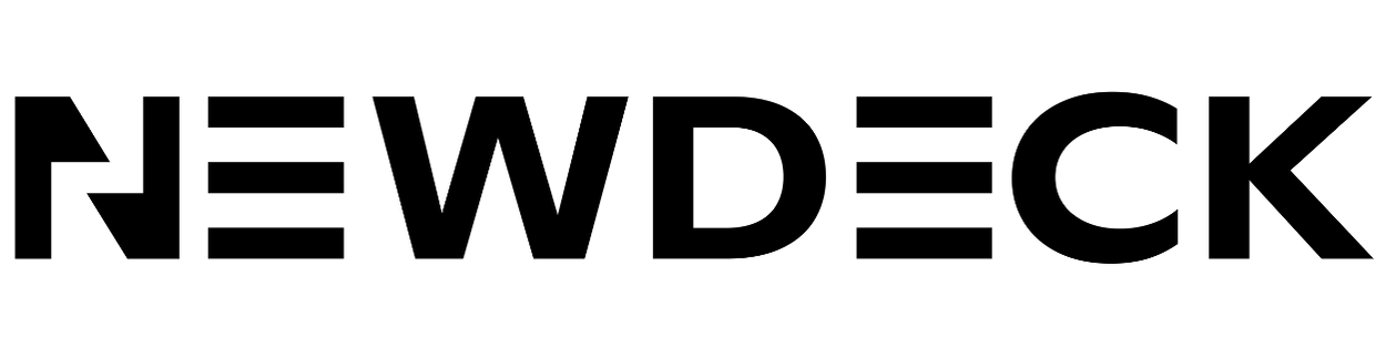 NewDeck logo zwart png